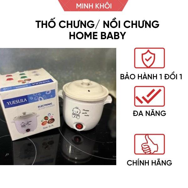 Nồi chưng yến,tiềm, nấu cháo, hầm,soup đa năng bằng điện 0.7L- Nồi.chưng yến