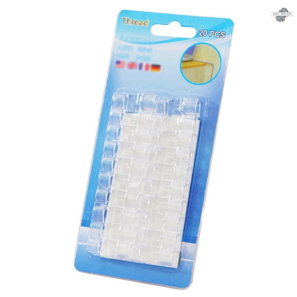 Set 20 Giá Đỡ Dây Cáp Tự Dính Tiện Lợi
