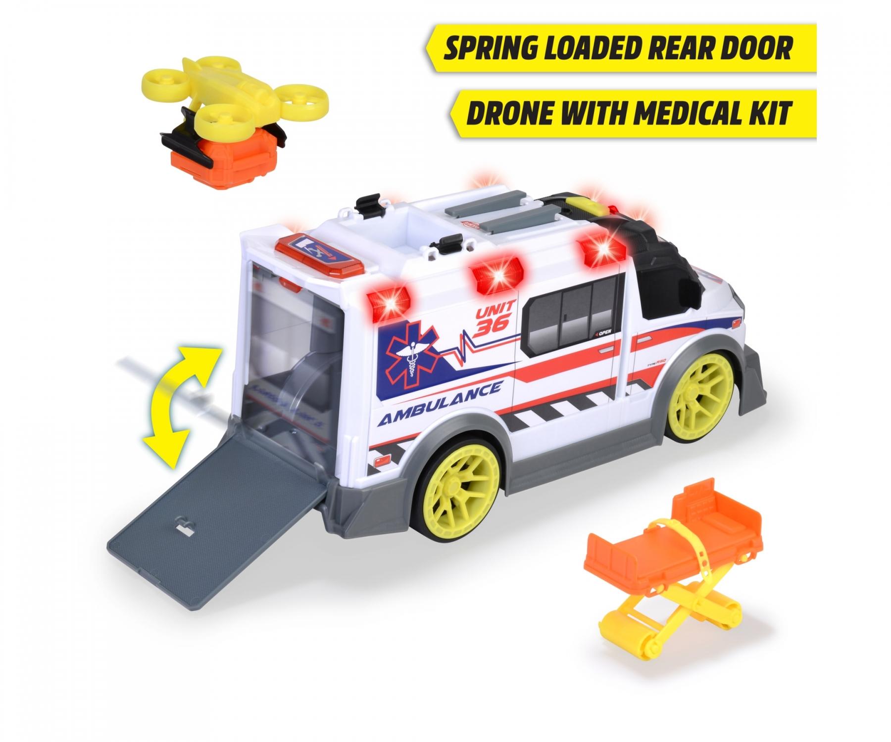 203307003 Đồ Chơi Xe Cứu Thương DICKIE TOYS Ambulance