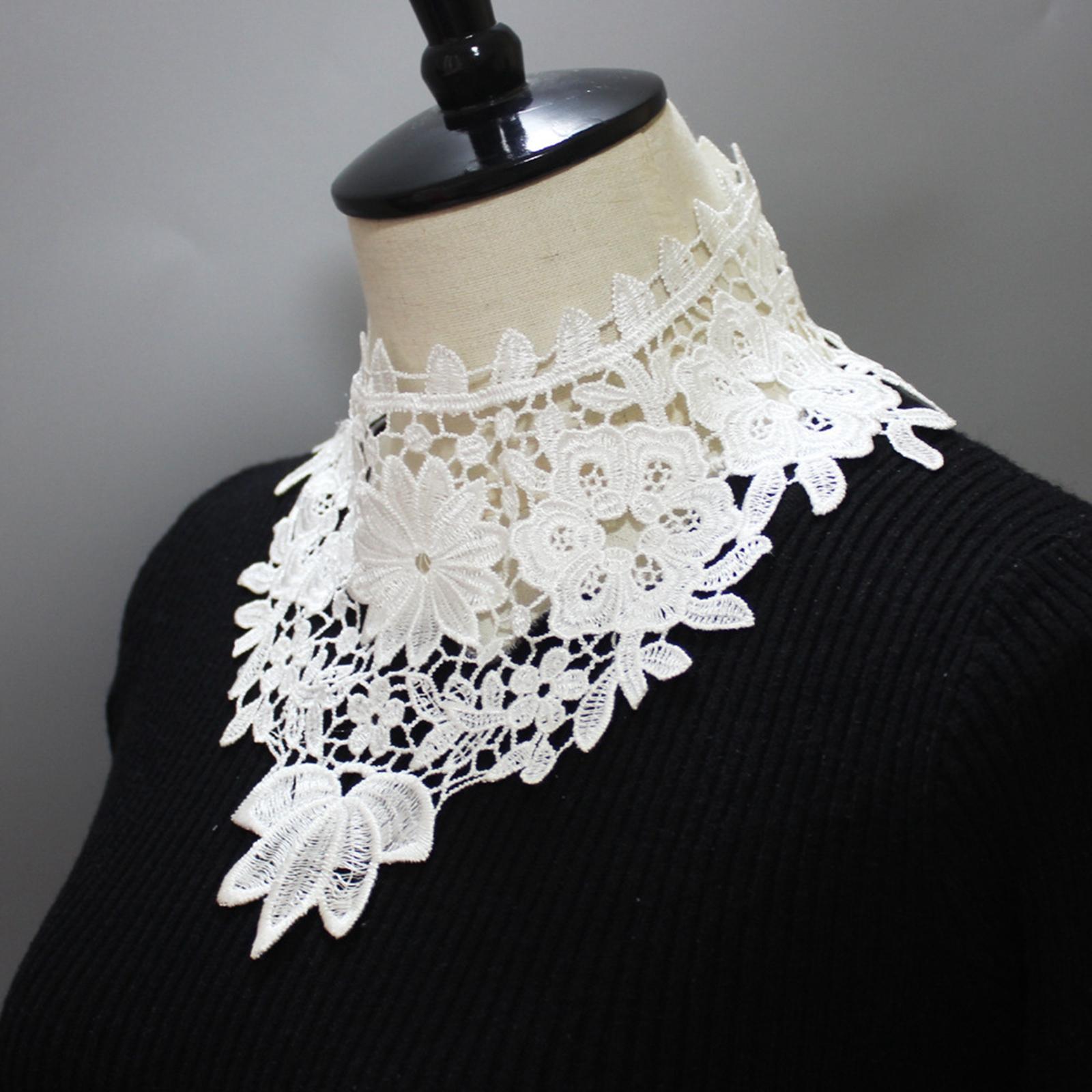 Shirts Fake Collar Blouse False Collar Shirts Costume Collar for Women Girls