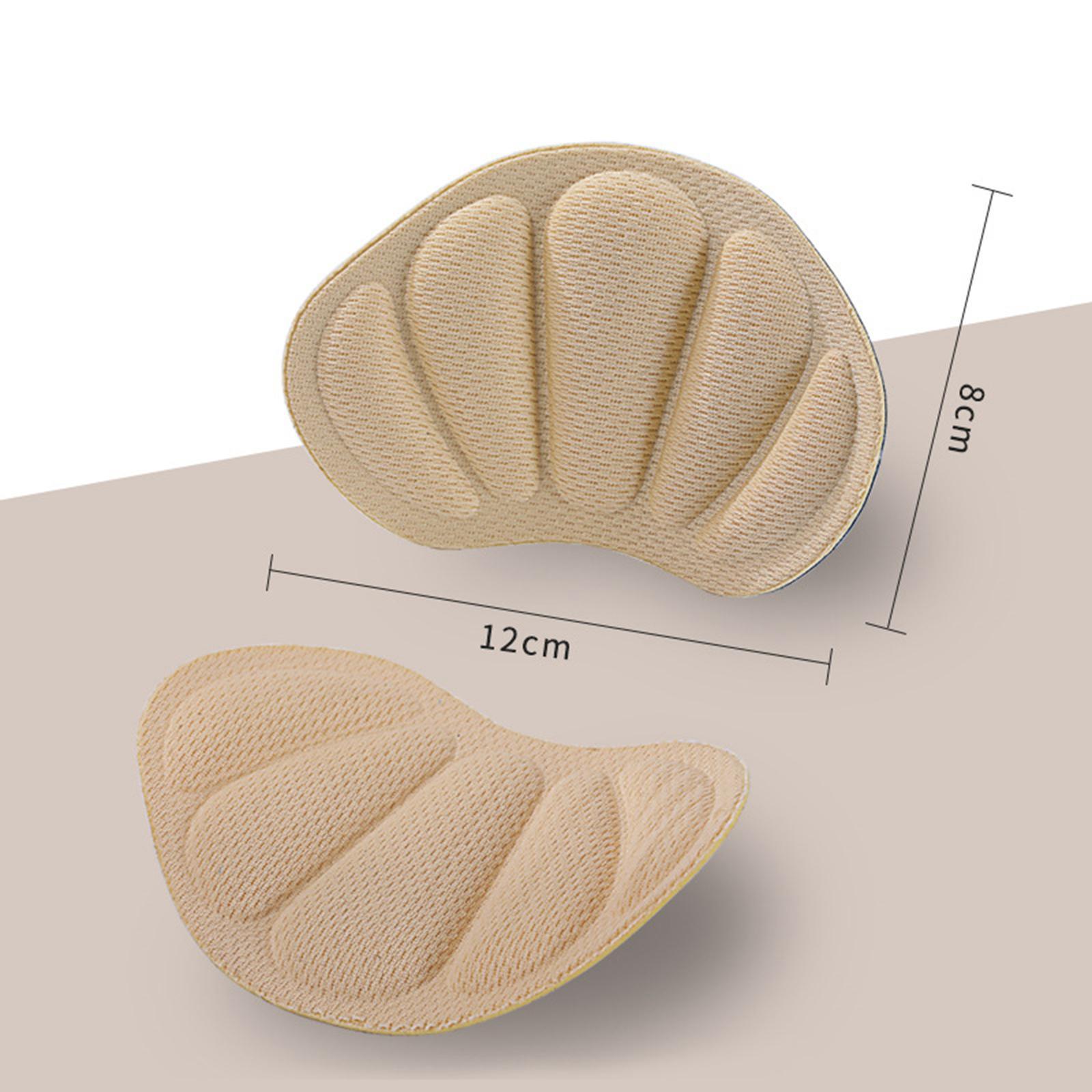 2 Pieces   Inserts, Insoles Soft Thicken Breathable Grips for Flats , Beige