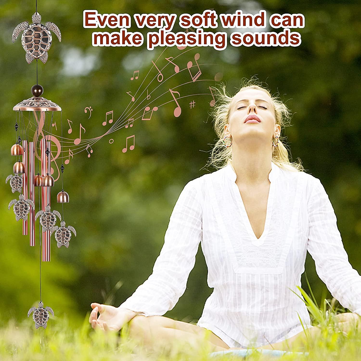 Chuông gió Jornarshar cho bên ngoài, Chuông gió hình con rùa có ống, Cổ điển