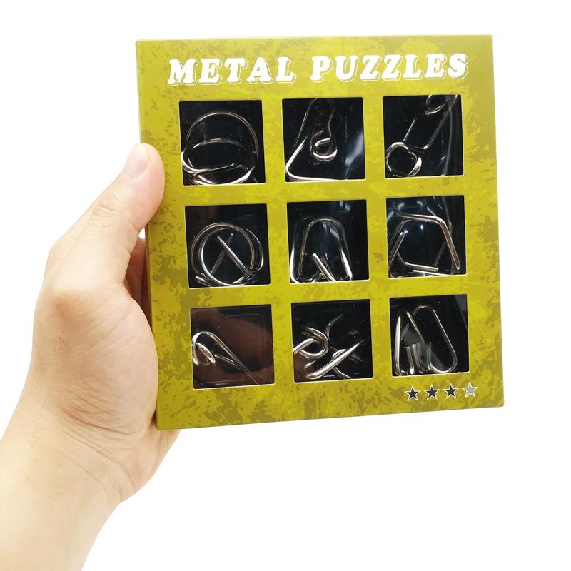 Đồ Chơi Hack Não Khóa IQ - Metal Puzzles 3009B (9 Chi Tiết)