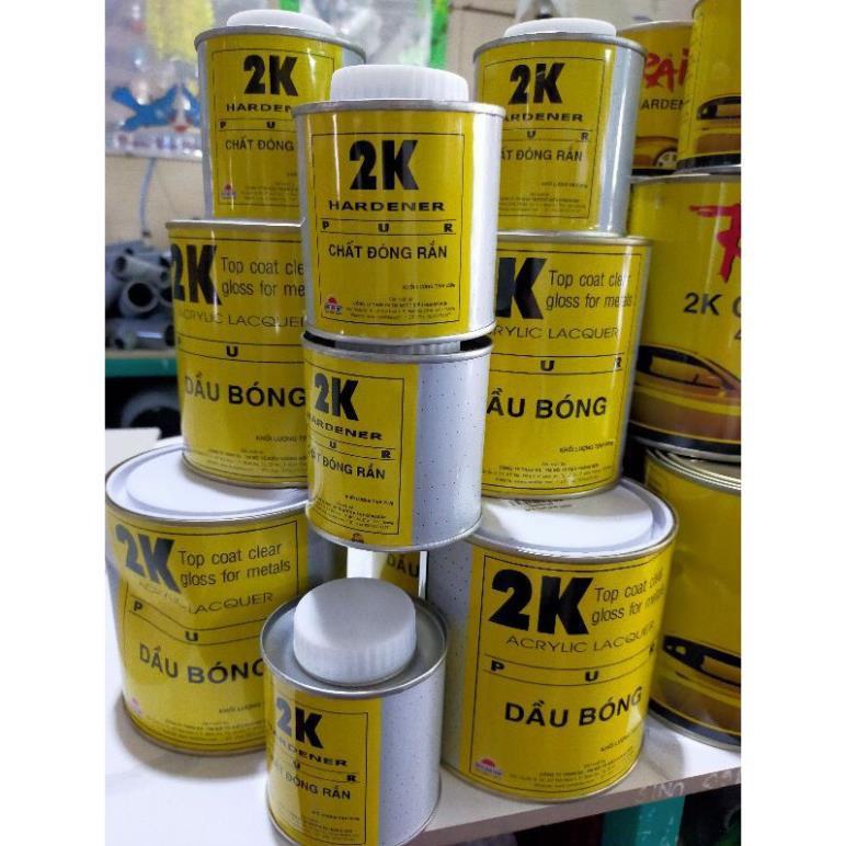 Combo 2 lon lớn-nhỏ dầu bóng 2K RAI