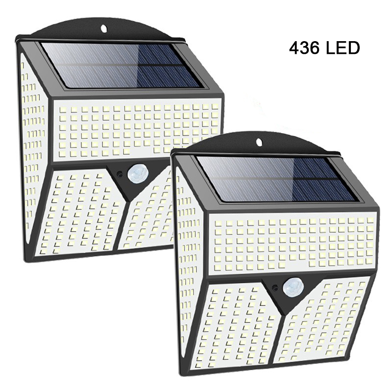 Đèn Năng Lượng Mặt Trời Cảm Biến Chuyển Động PIR 436LED SL201