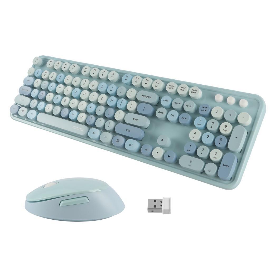Bộ bàn phím và chuột không dây 2.4ghz cho máy tính PC laptop
