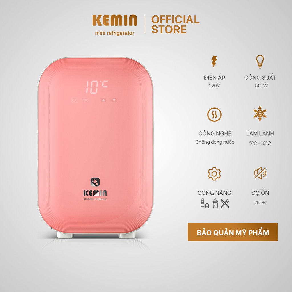 Tủ lạnh mini Kemin K15 - 15L Chính Hãng - Chỉnh nhiệt - Công nghệ chống đọng nước