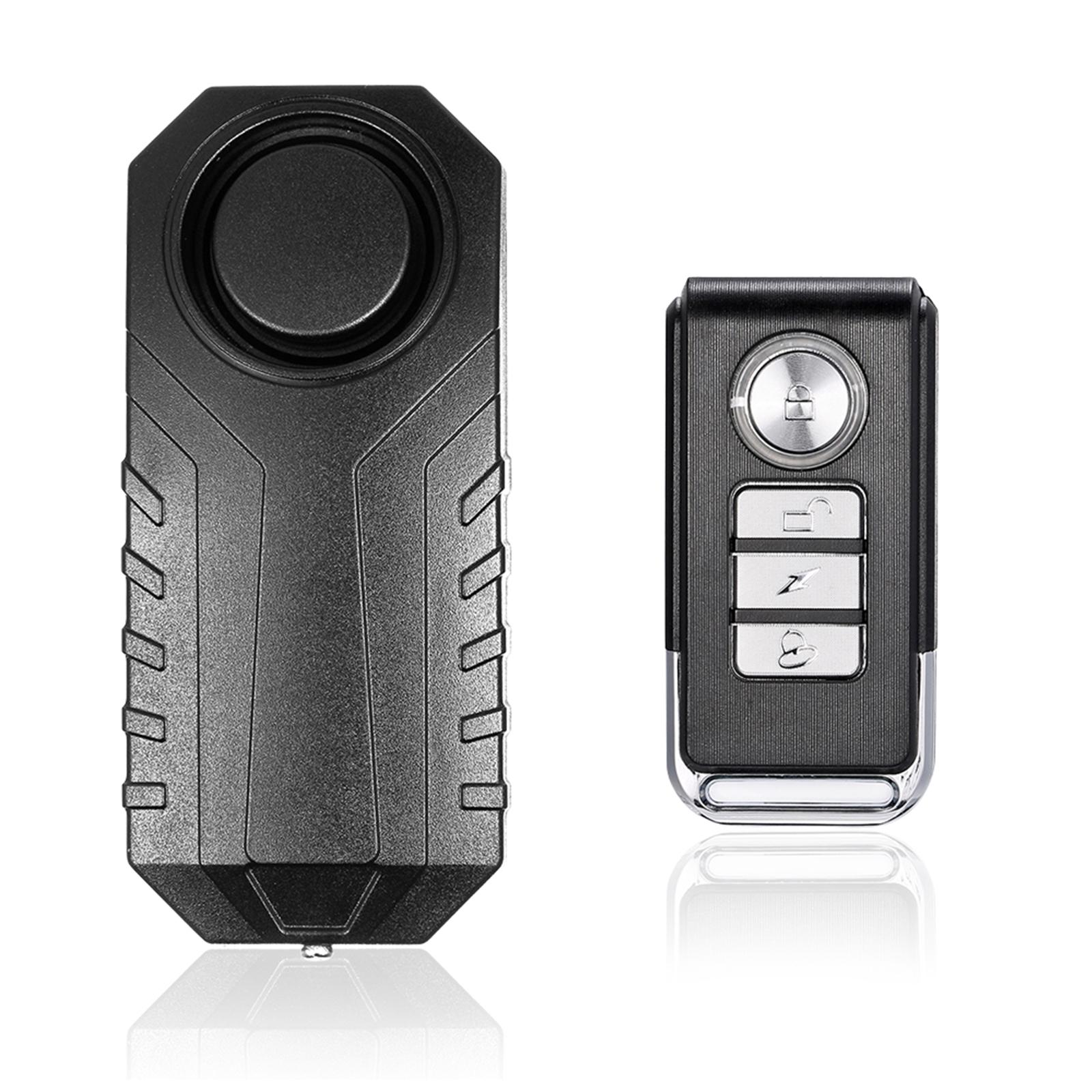 Bicycle/ Electric Tricycle/ Door/ Window Vibration Alarm Intelligent Anti-theft Alarm Wireless Remote Control Alarm Supper Loud Waterproof Adjustable Sensitivity