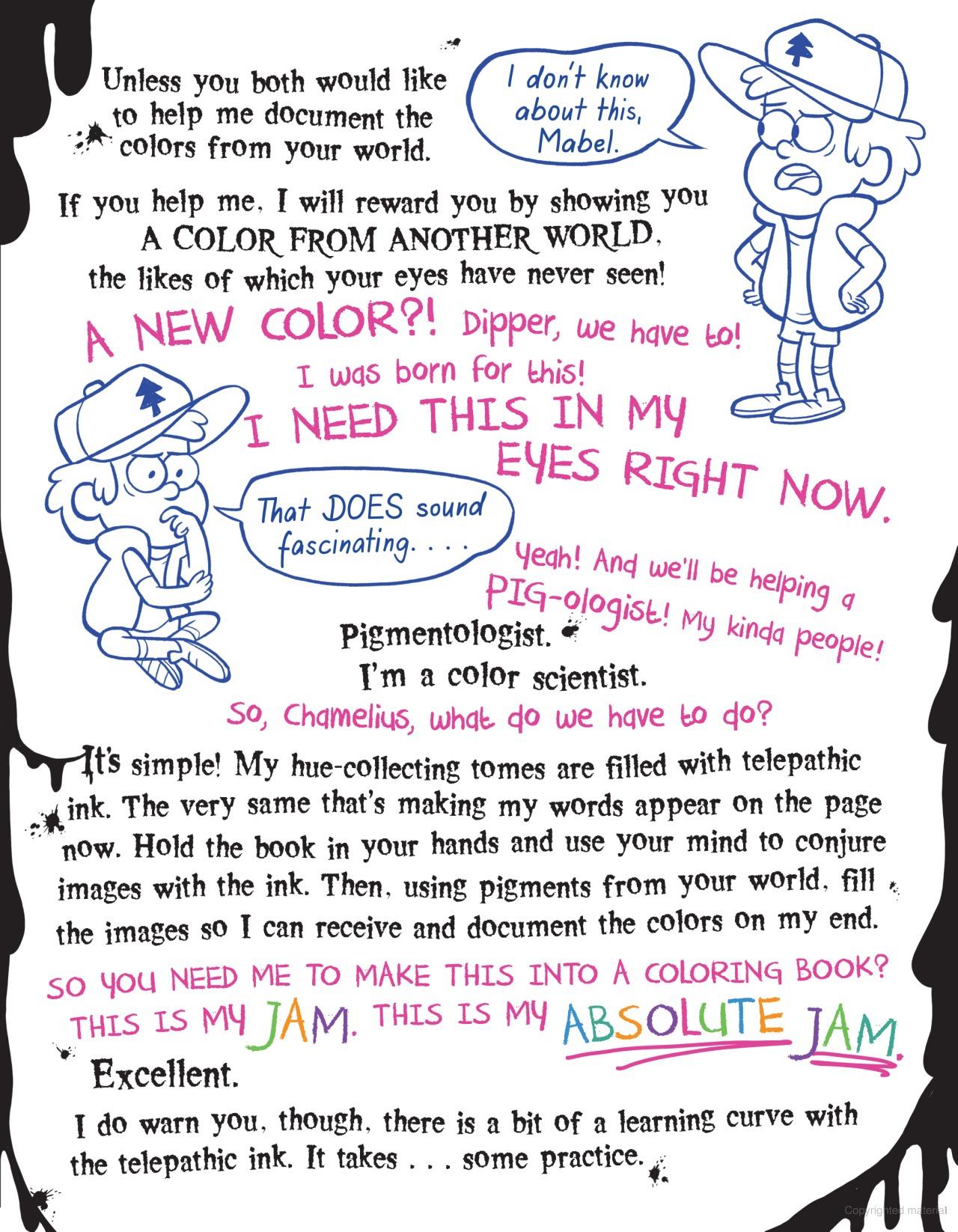 Sách ngoại văn: Gravity Falls - Don't Color This Book! - It's Cursed!