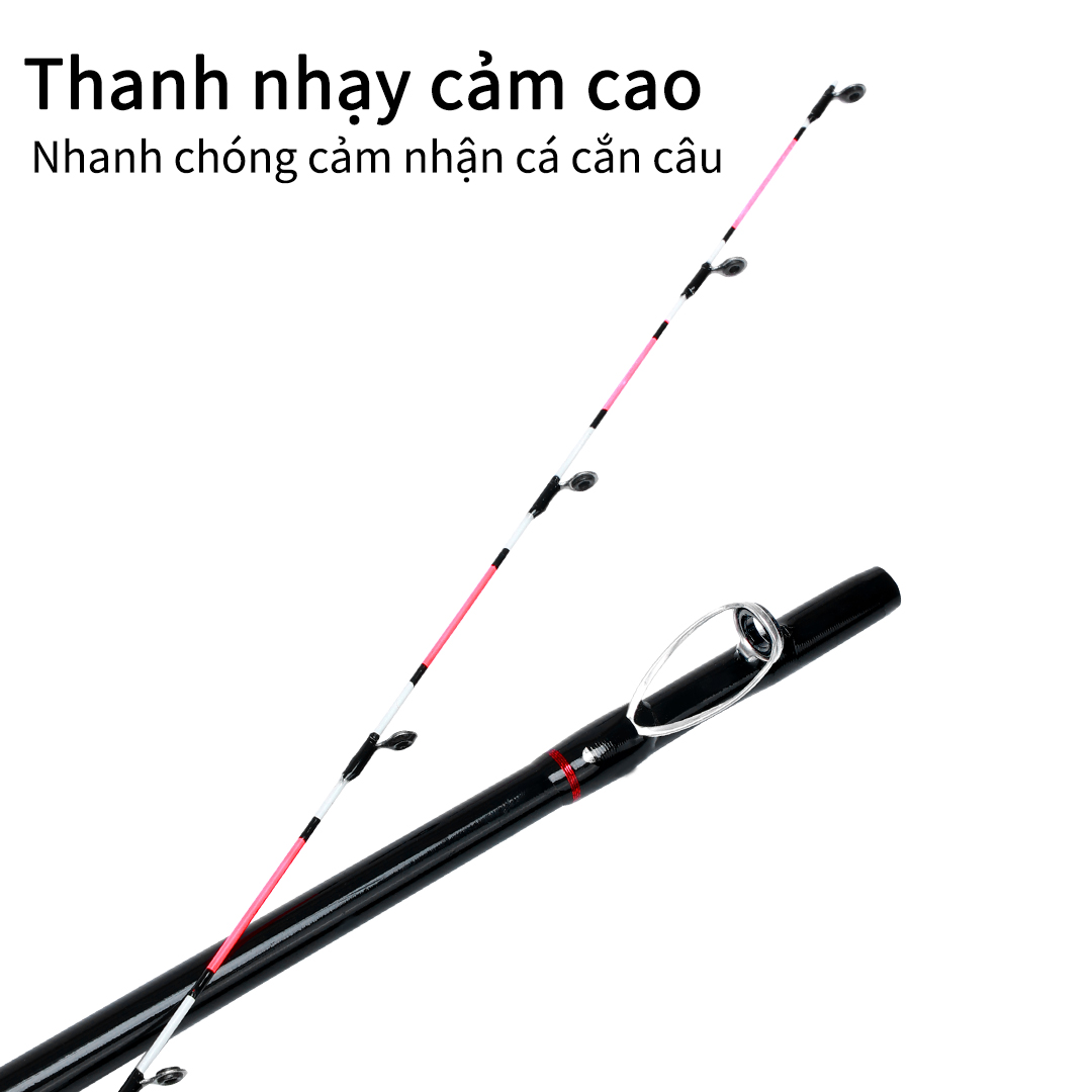 OneTwoFit  Cần câu1,8m Cần câu xoay bằng sợi thủy tinh Đáy câu có thể được lưu trữ fishing rod OT042701