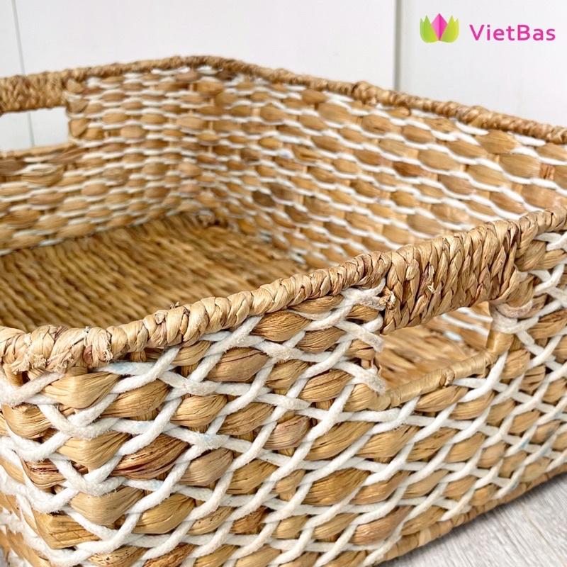 Khay lục bình VIETBAS hình chữ nhật MAU20