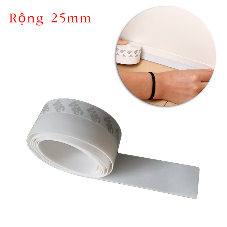 Ron miếng dán chân cửa 25mm