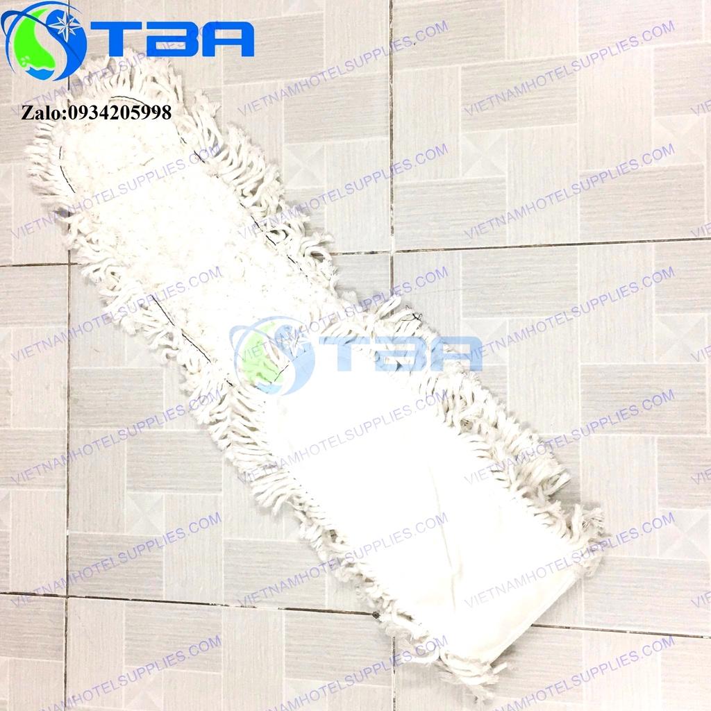 Tấm lau thay thế cây lau bụi công nghiệp bản 120cm sợi cotton màu trắng siêu thấm hút thế hệ mới