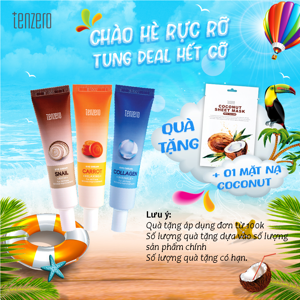 Kem dưỡng mắt, giảm quầng thâm Tenzero Eye Cream 40ml