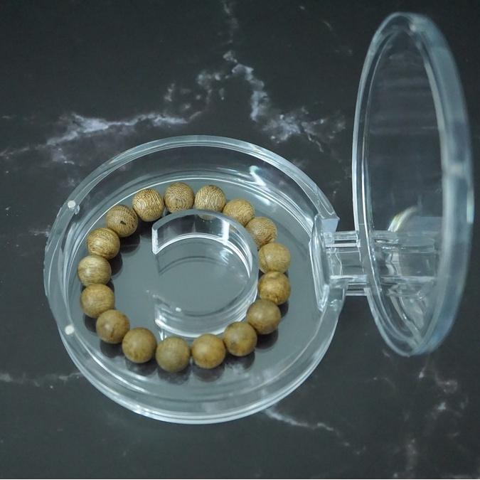 Vòng gỗ Trầm Hương tự nhiên - Trầm Tốc hạt tròn 12 ly siêu sang - cho tay cỡ Trung