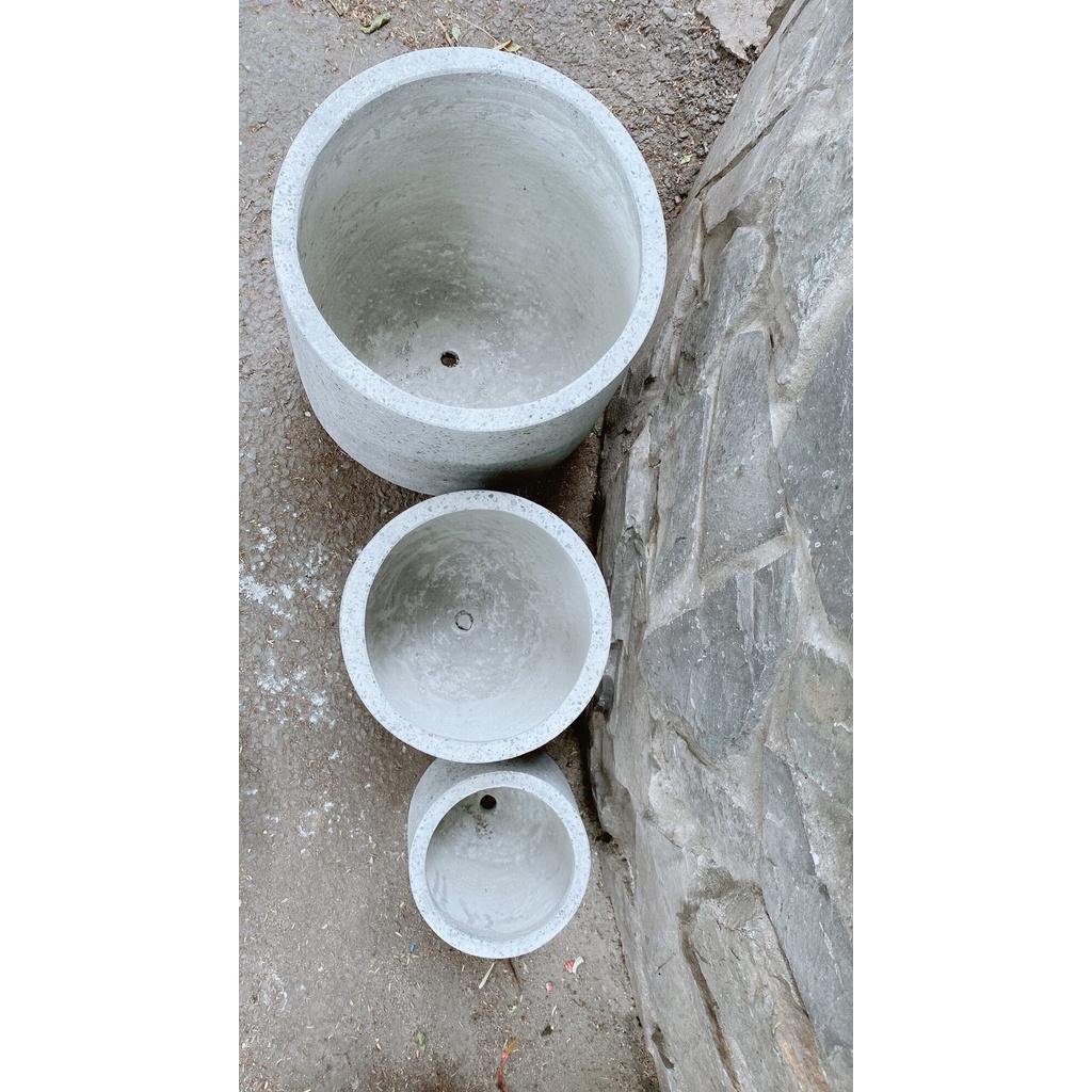 Bộ 3 Chậu Trồng Cây Chỉ Giao Hcm