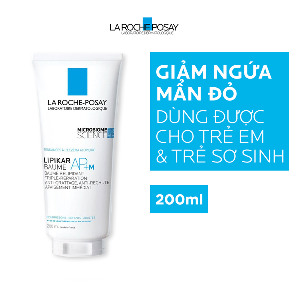 Kem dưỡng làm dịu da cho trẻ em &amp; trẻ sơ sinh La Roche-Posay Lipikar Balm AP+M 200ml