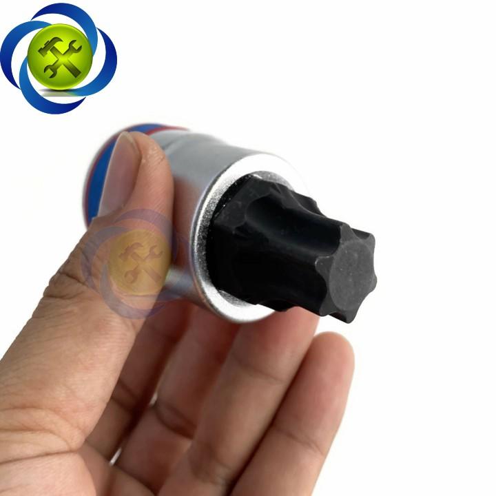 Đầu tuýp sao T70 1/2 Kingtony 402370 dài 60mm trắng đen