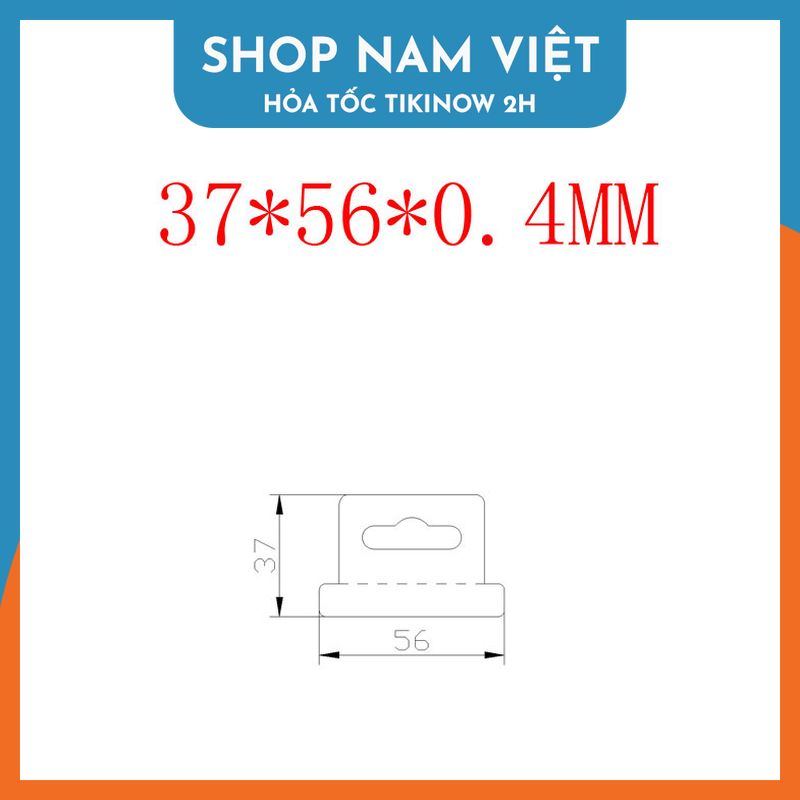 Miếng Dán Nhựa Đục Lỗ Để Treo Sản Phẩm, Vật Dụng