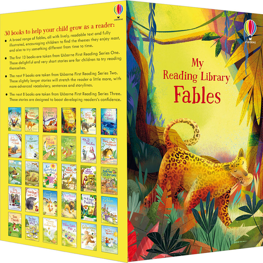 Usborne My Reading Library: Fables (Box Set Contains 30 Books)