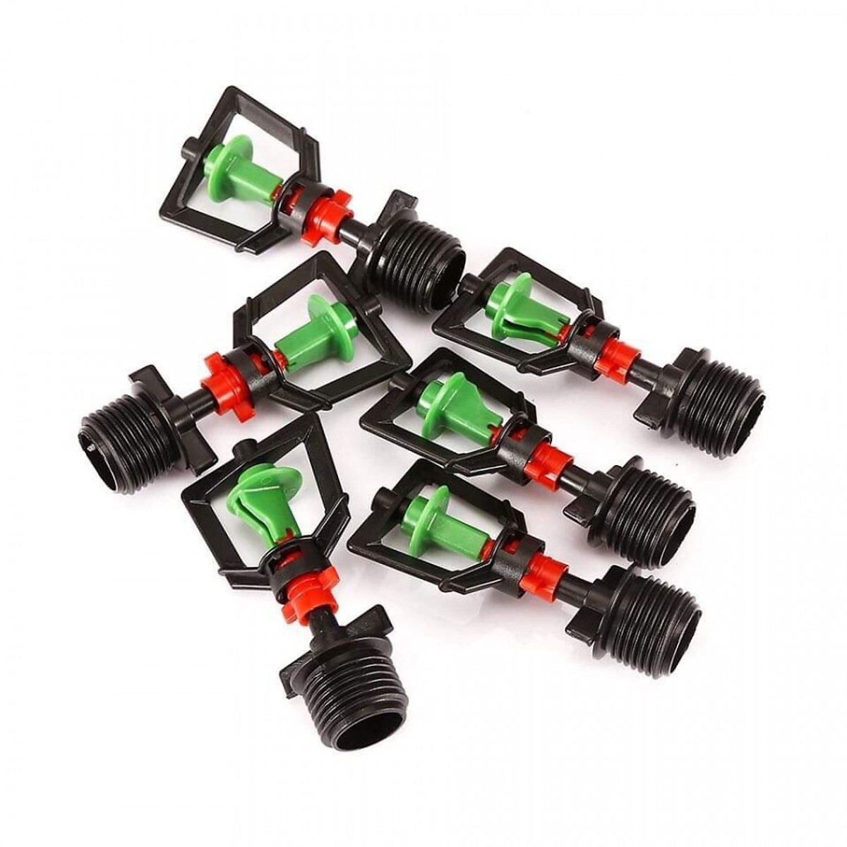 Bộ 10 đầu phun tưới văng 70-100 Lit kèm chân ren 21