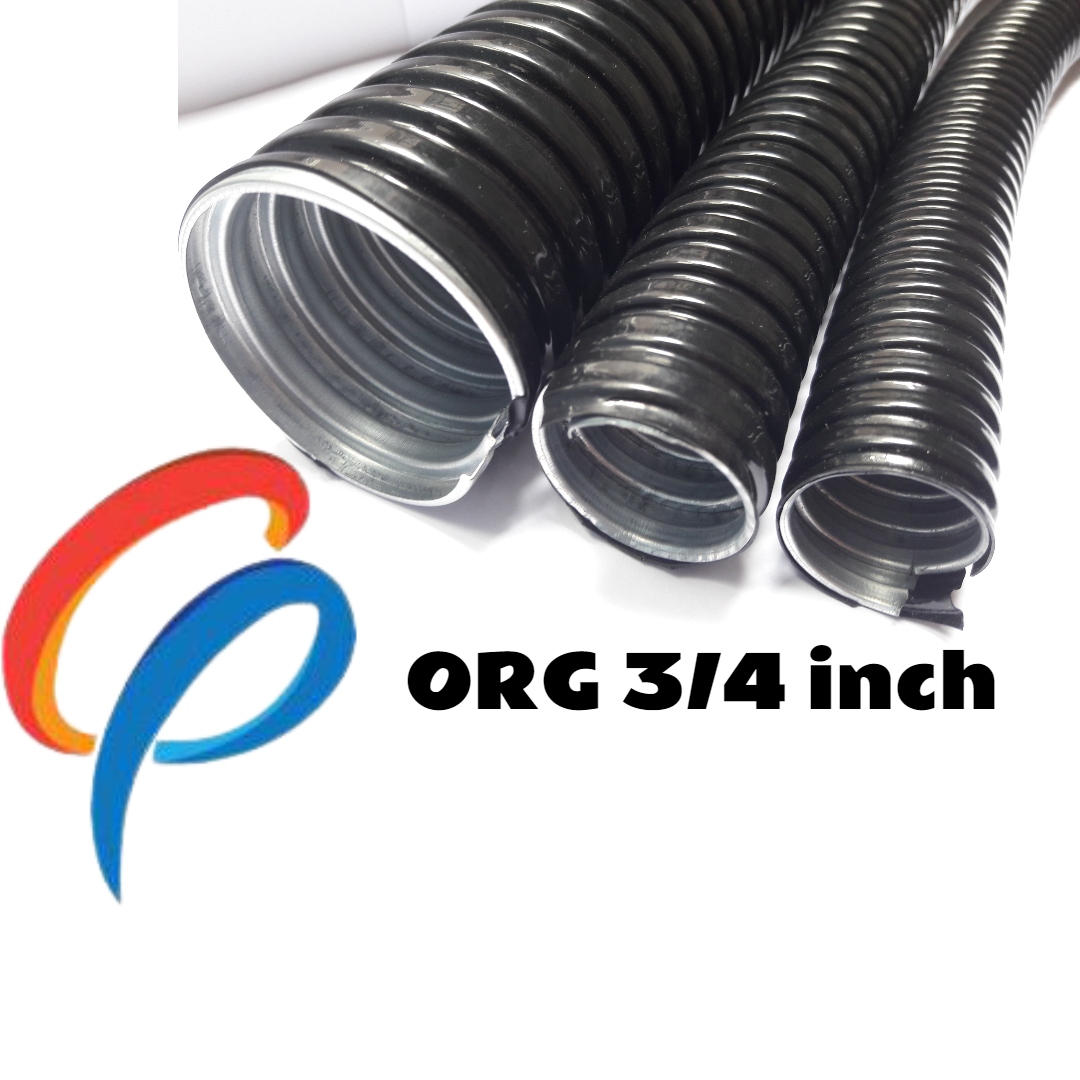 Ống ruột gà lõi thép bọc nhựa PVC phi 3/4 inch