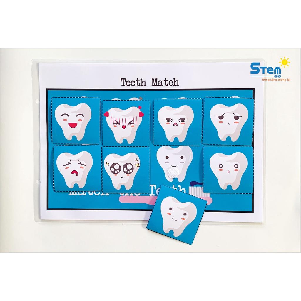 Bộ Học Liệu Bóc Dán ️ Học Liệu Chủ Đề Bé Làm Bác Sĩ Cho Bé Từ 3-5 Tuổi