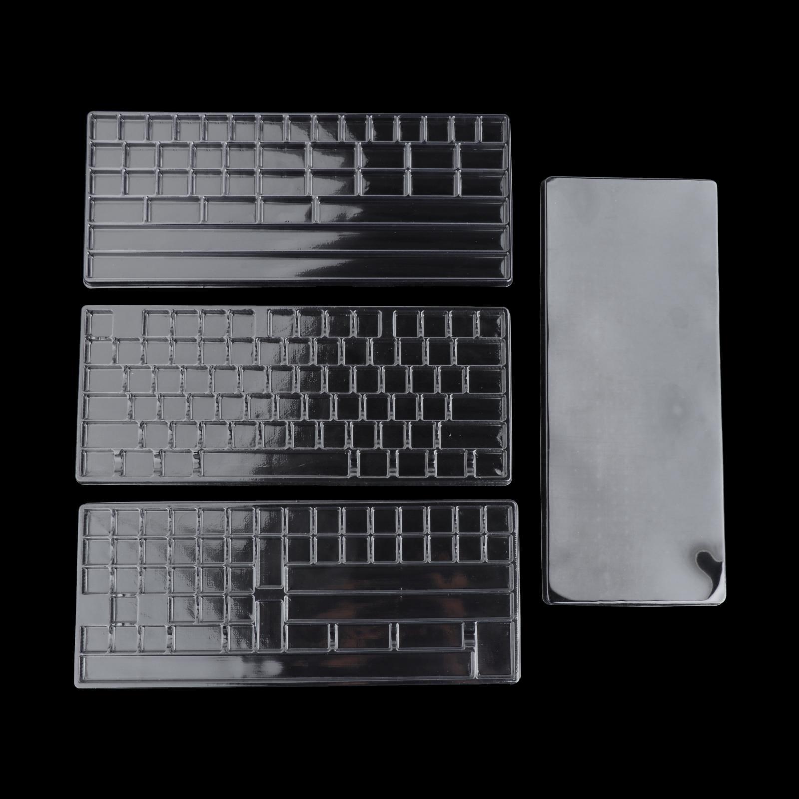 2X 3 Layers Keycap Storage Box w/ Lid with Dividers Keyboard Set Containers