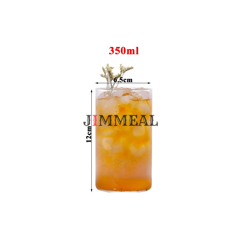 Cốc, Ly Thủy Tinh Tròn Uống Nước, Cà Phê, Decor Trang Trí 200ml 350ml 500ml Tiện Dụng