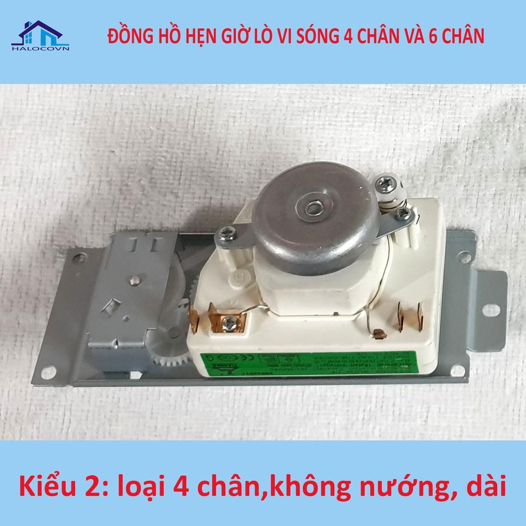 Đồng hồ hẹn giờ lò vi sóng cơ loại 4 chân và 6 chân