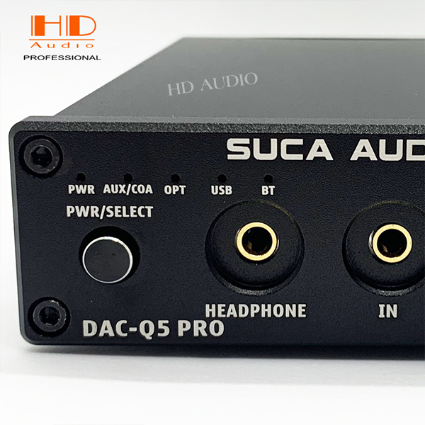 Giải Mã DAC Q5pro SUCA AUDIO - Kết Nối Bluetooth 5.0, Cổng Quang, USB/PC Hàng Chính Hãng