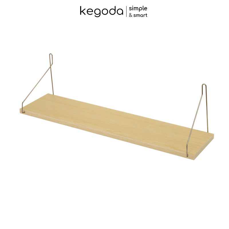 [Mua 4 giảm 20%] Kệ Gỗ Treo Tường Không Khoan Nhiều Màu, Dùng Decor Trang Trí KEGODA KT55