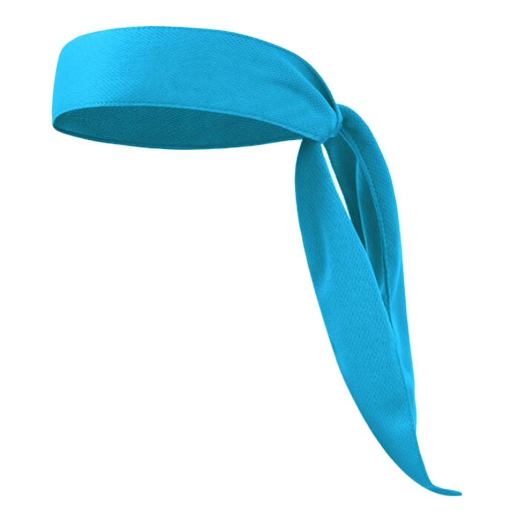 2-3pack Men Women Sports Headband Tennis Running Fitness Sweatband Hairband blue