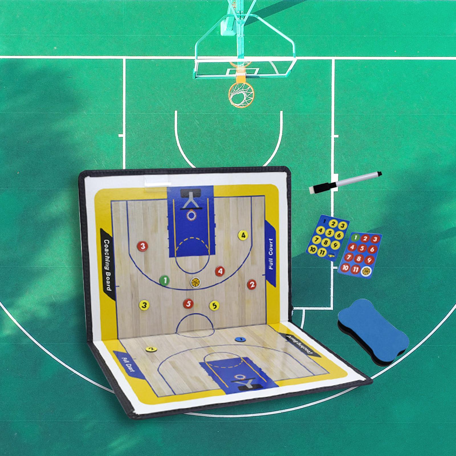 Basketball Professional Strategy Board with Erasable Marker