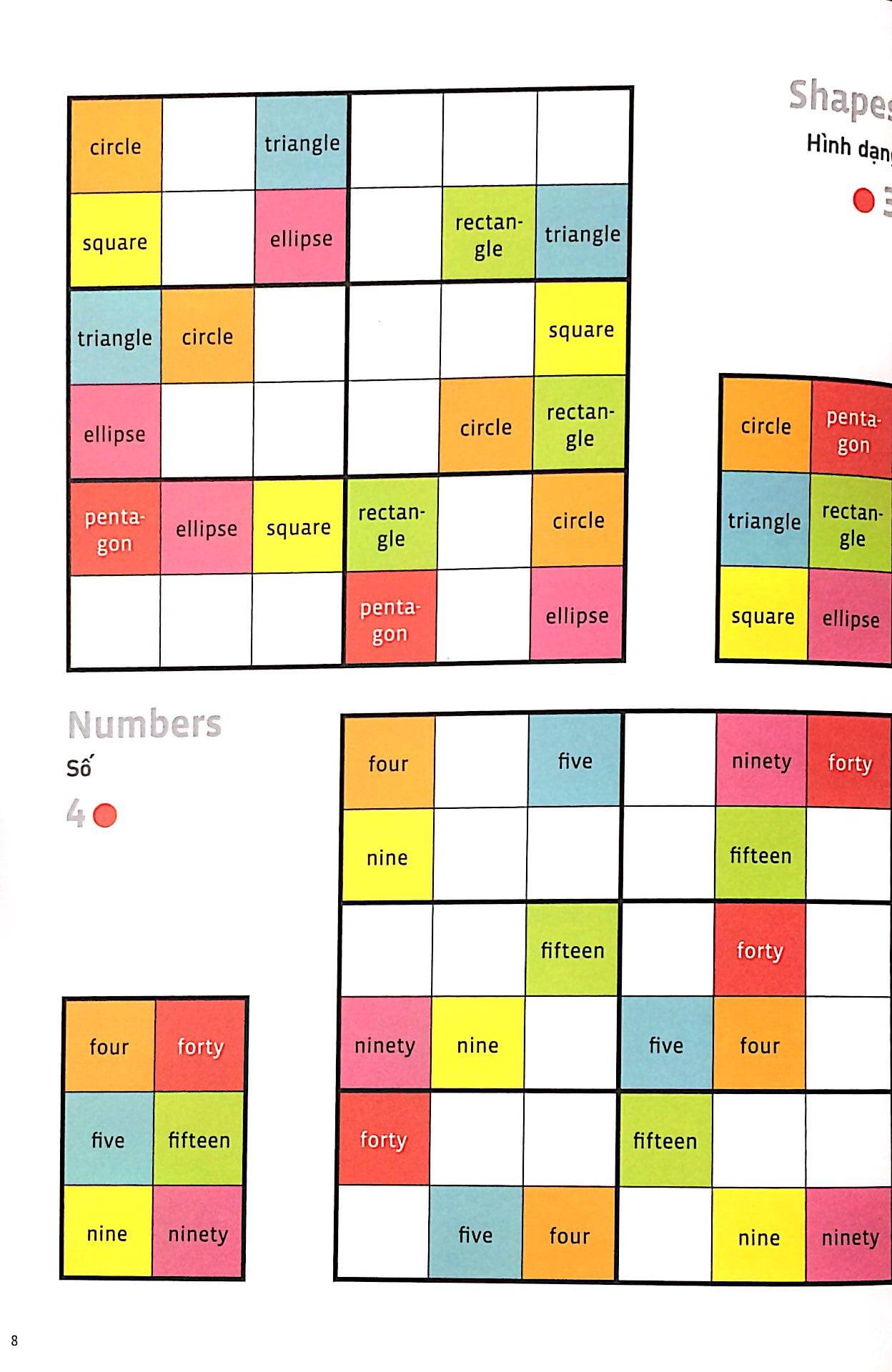 English Wodoku (A1-A2) - Vui Học Từ Vựng Với Ô Chữ Sudoku