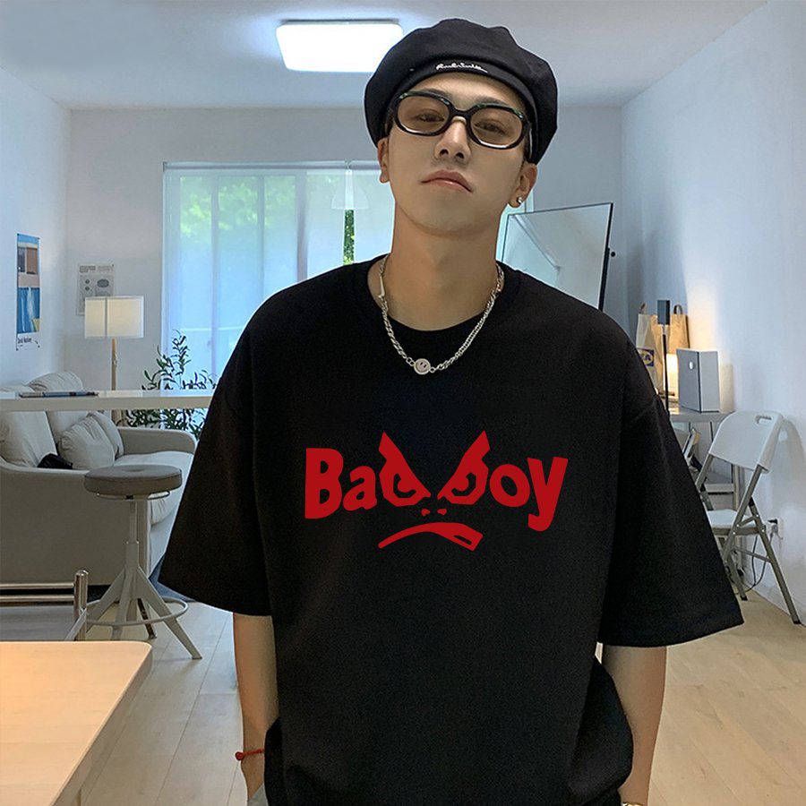 Áo Thun Nữ In Chữ Bad Boy