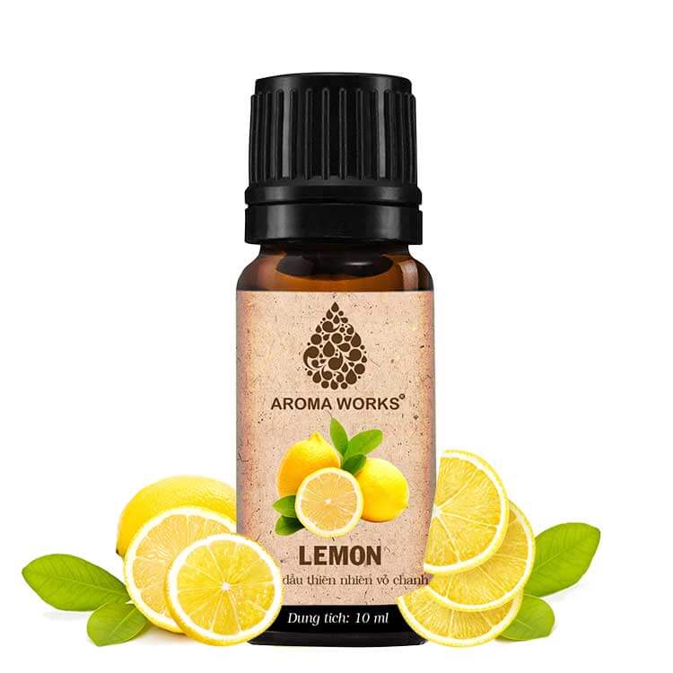 Combo 3 Tinh Dầu Nguyên Chất Aroma Works: Tinh Dầu Vỏ Cam + Tinh Dầu Vỏ Chanh + Tinh Dầu Vỏ Bưởi