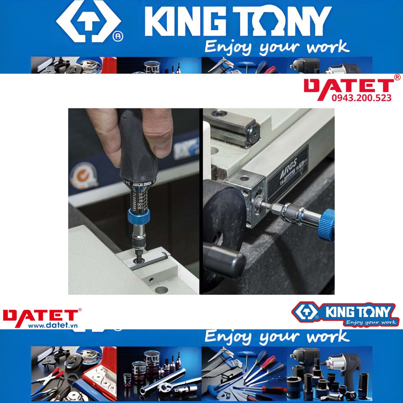 Tua vít lực 1/4&quot; Kingtony 34111-1EG (Bảo hành 12 tháng)