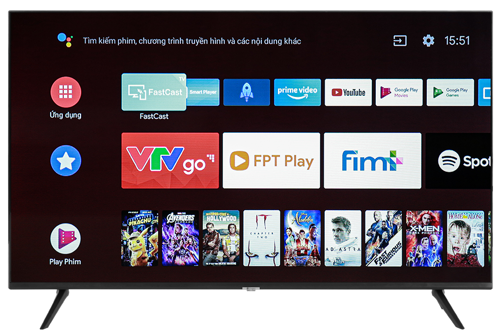 Android Tivi Casper 4K 55 inch 55UGA610 model 2022 - Hàng chính hãng