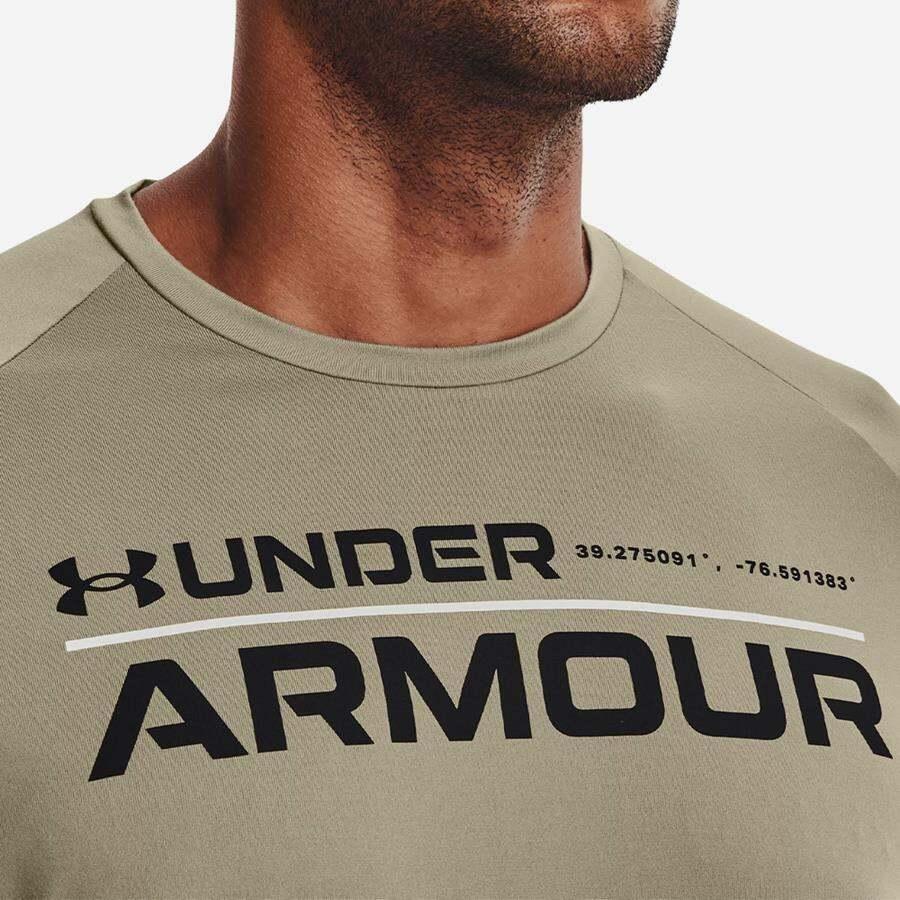 Áo tay ngắn thể thao nam Under Armour Tech 2.0 Wordmark - 1370538-037