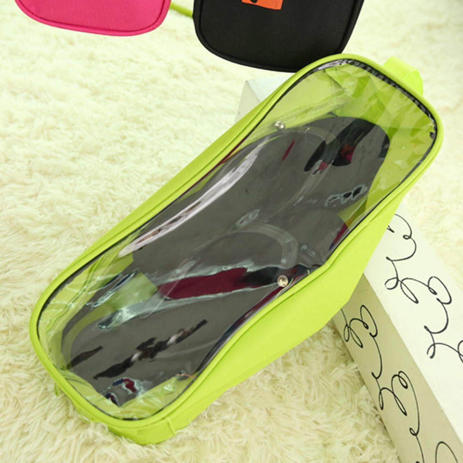 Travel for Packing Shoe Pouch Lightweight Dustproof with Zipper Oxford Fabric Shoe Organizer Bag Shoe Storage Bag for Home Vacation
