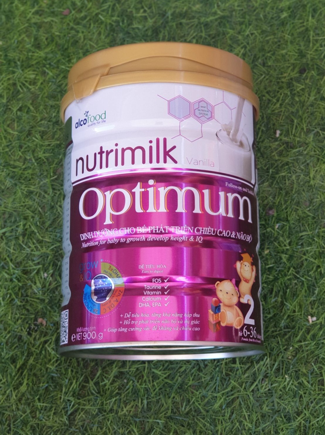 Sữa Nutrimilk Optimum Tăng cân, phát triển chiều cao và não bộ (6-36) tháng