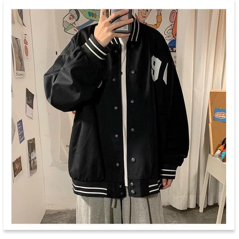 ÁO KHOÁC DÙ NAM BOMBER NAM FORM RỘNG