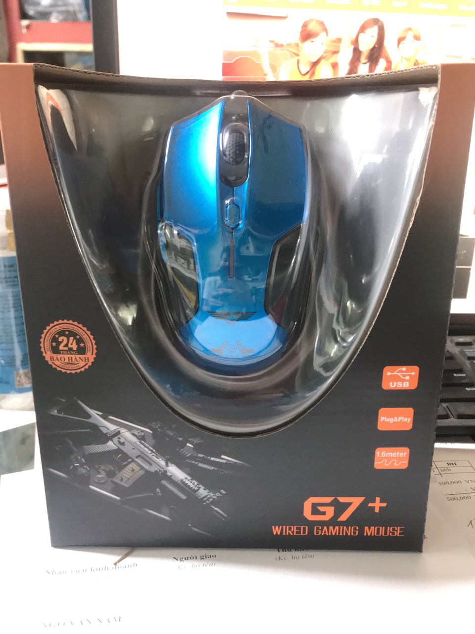 Chuột Có Dây Gaming Newmen G7+ (Phiên Bản Mới 2020) - Hàng Chính Hãng