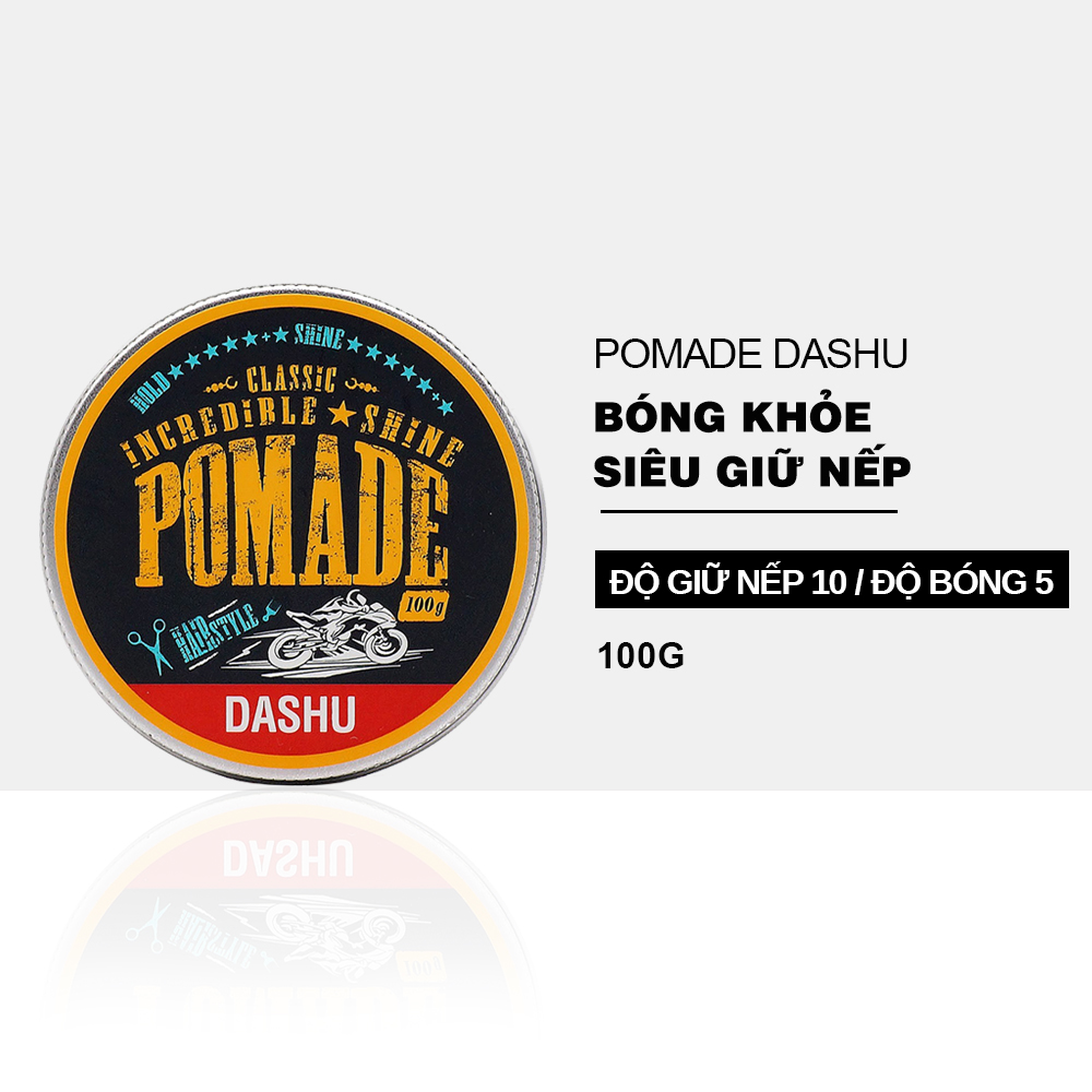 Sáp vuốt tóc nam tạo bóng DASHU Classic Incredible Shine 100g pomade tạo kiểu tóc nam giới vào nếp mạnh mẽ, giữ form lâu JN-PM02