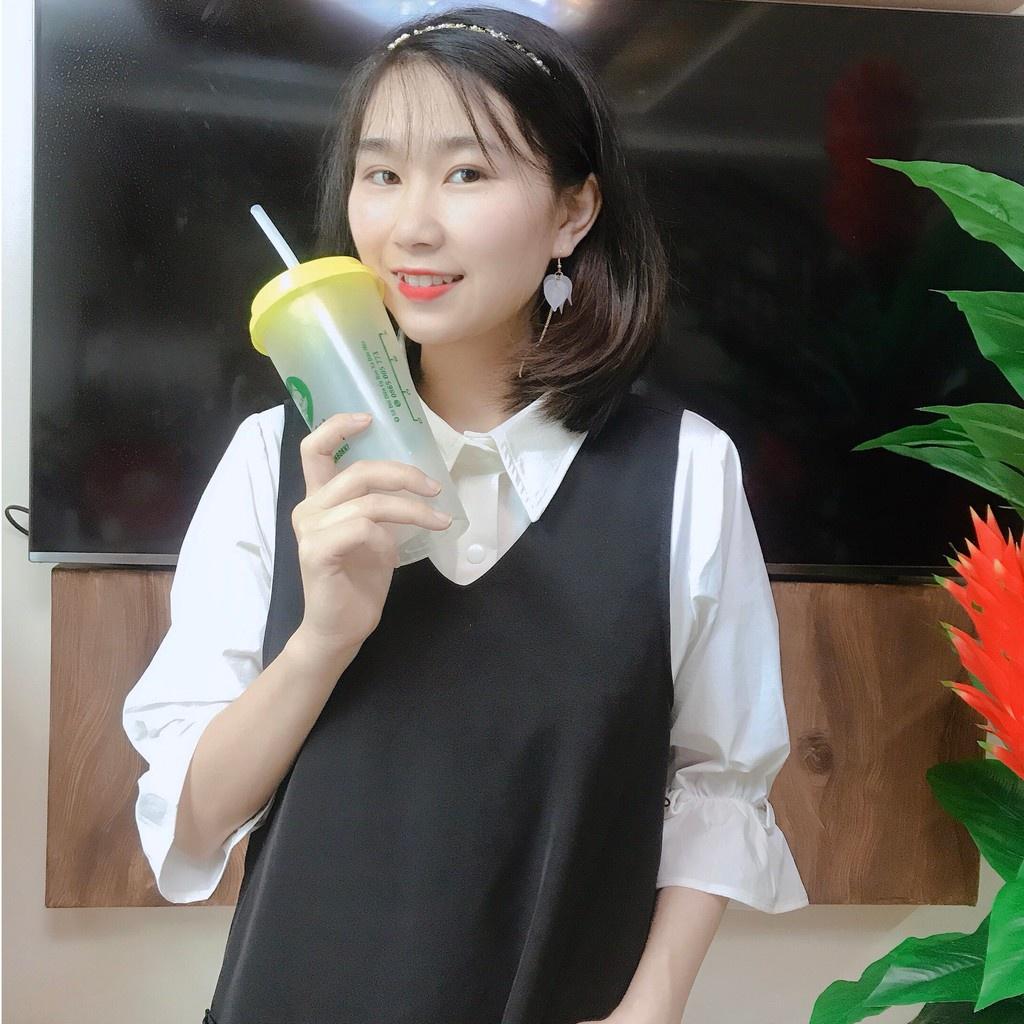 YẾM BẦU CÔNG SỞ CỔ TIM - Váy bầu màu đen -không kèm áo