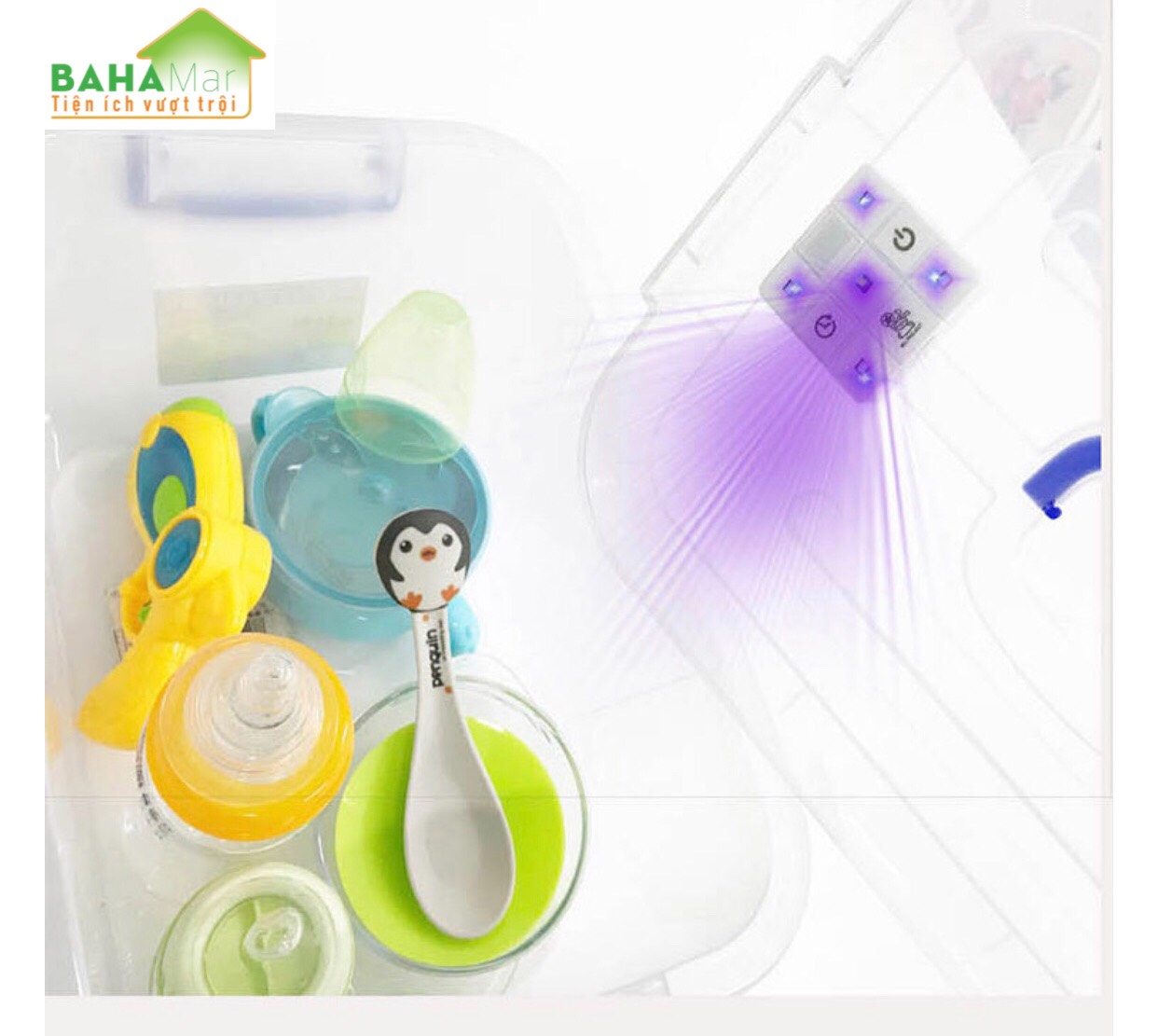 HỘP KHỬ TRÙNG ĐA NĂNG DIỆT KHUẨN UVC LED CẦM TAY - MÁY TIỆT TRÙNG BỎ TÚI "BAHAMAR" Sử dụng tia cực tím khử khuẩn đồ dùng hàng ngày, Nhỏ gọn bỏ túi và hiệu quả sử dụng cao