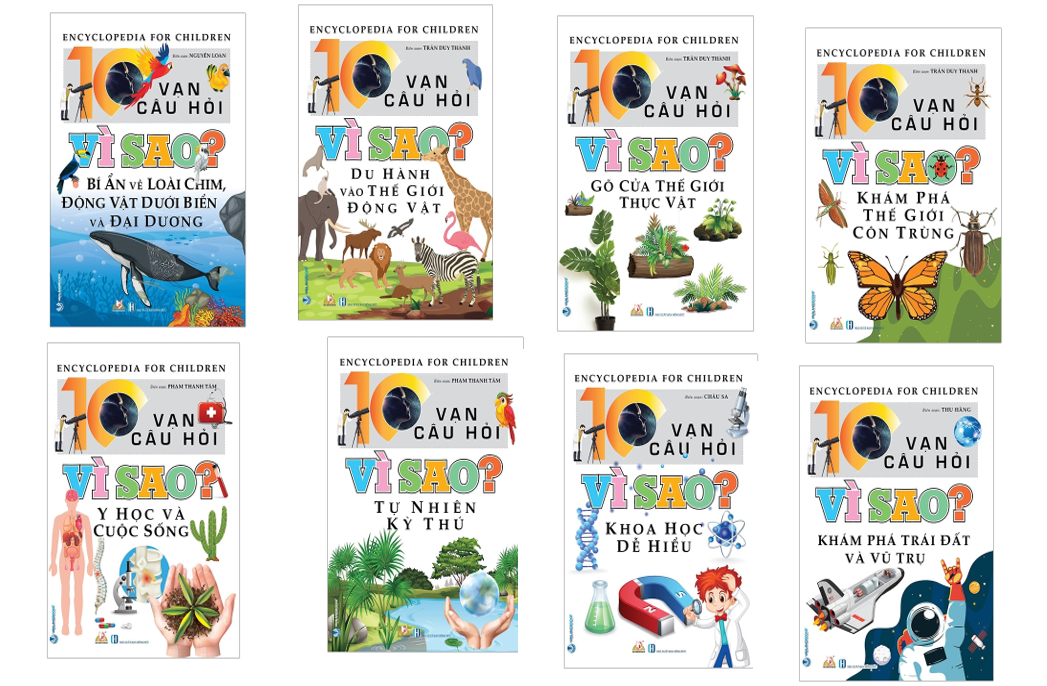 Combo 10 Vạn Câu Hỏi Vạn Câu Hỏi Vì Sao - 7 Cuốn  - Vanlangbooks