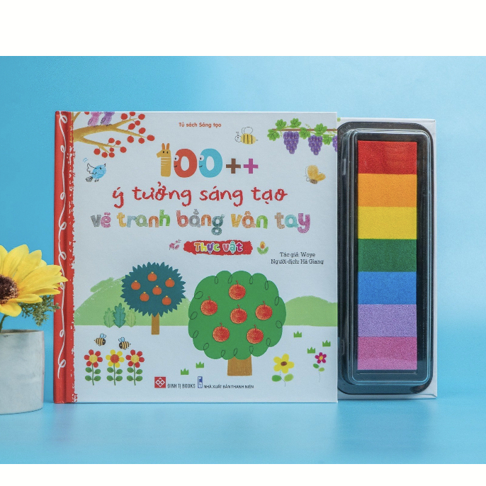 100++ ý tưởng sáng tạo vẽ tranh bằng vân tay - Thực vật