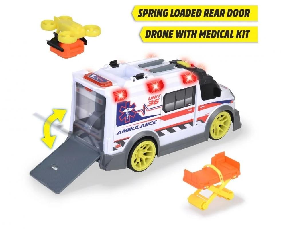 203307003 Đồ Chơi Xe Cứu Thương DICKIE TOYS Ambulance